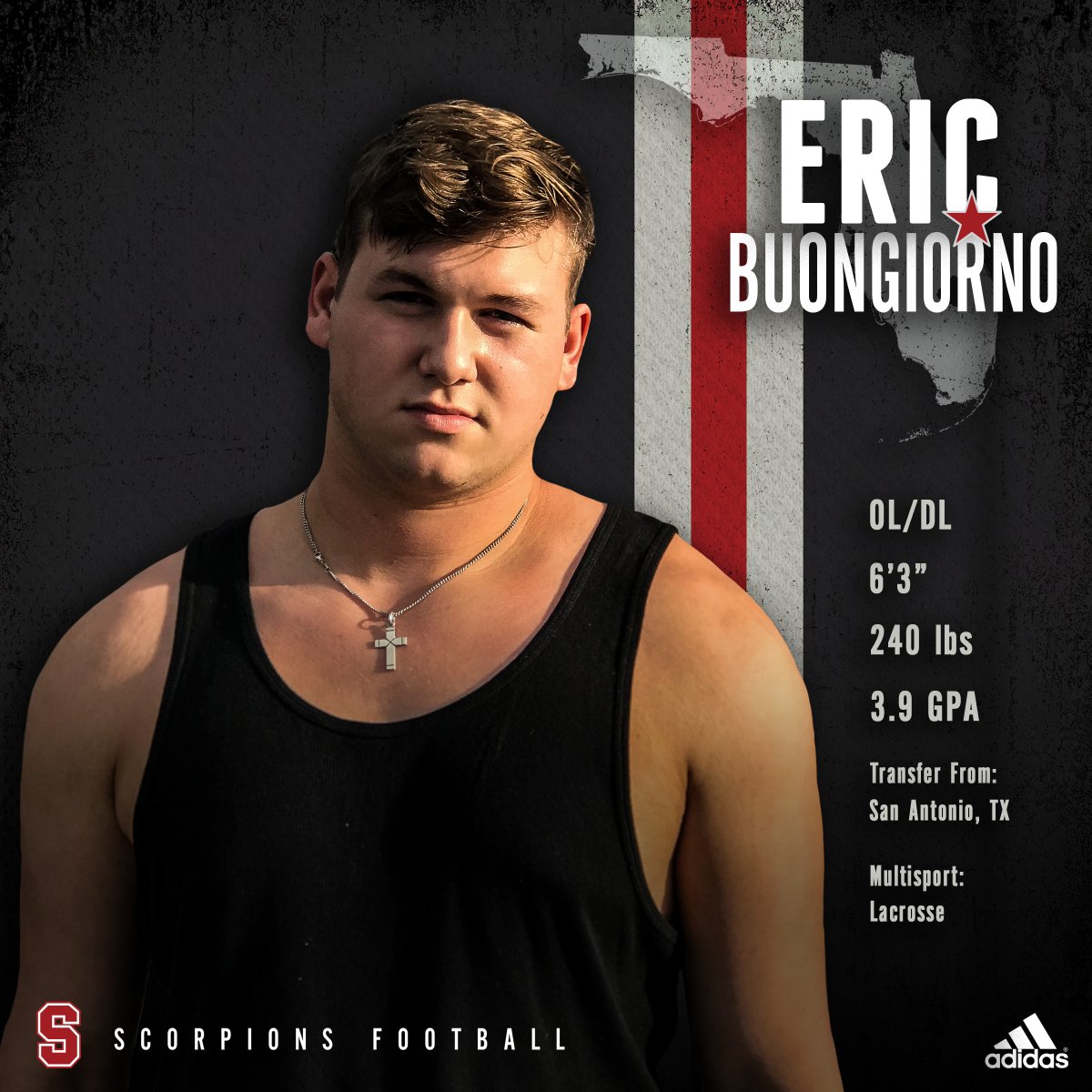 ScorpFootball's tweet photo. ‼️ #ThrowItForwardThursday ‼️
C/O 2021 @Eric_buongiorno
who is looking for a home at the next level! Coaches - DM’s are open!
6’3 240lbs
All County OL
3.9 GPA
Multisport Athlete https://t.co/8A1bjmXZFh