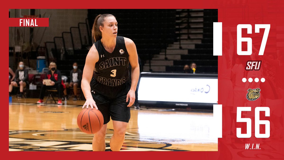 SAINT FRANCIS WINS!!! SFU earns the 67-56 victory at Bryant!
🔴⚡️🏀
#WIN