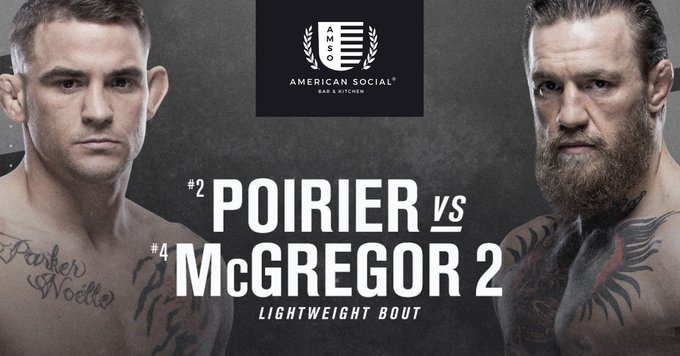 💪🏼 Catch the highly anticipated rematch and return to MMA for <a href="/TheNotoriousMMA/">Conor McGregor</a> as he takes on <a href="/DustinPoirier/">The Diamond</a> Jan 23 👊🏼

$4 Modelo &amp; Proper 12 all night long 👌

Please note that reservations are required and table minimums will apply 🤼‍♂️ (305) 223-7004

facebook.com/events/1527922…