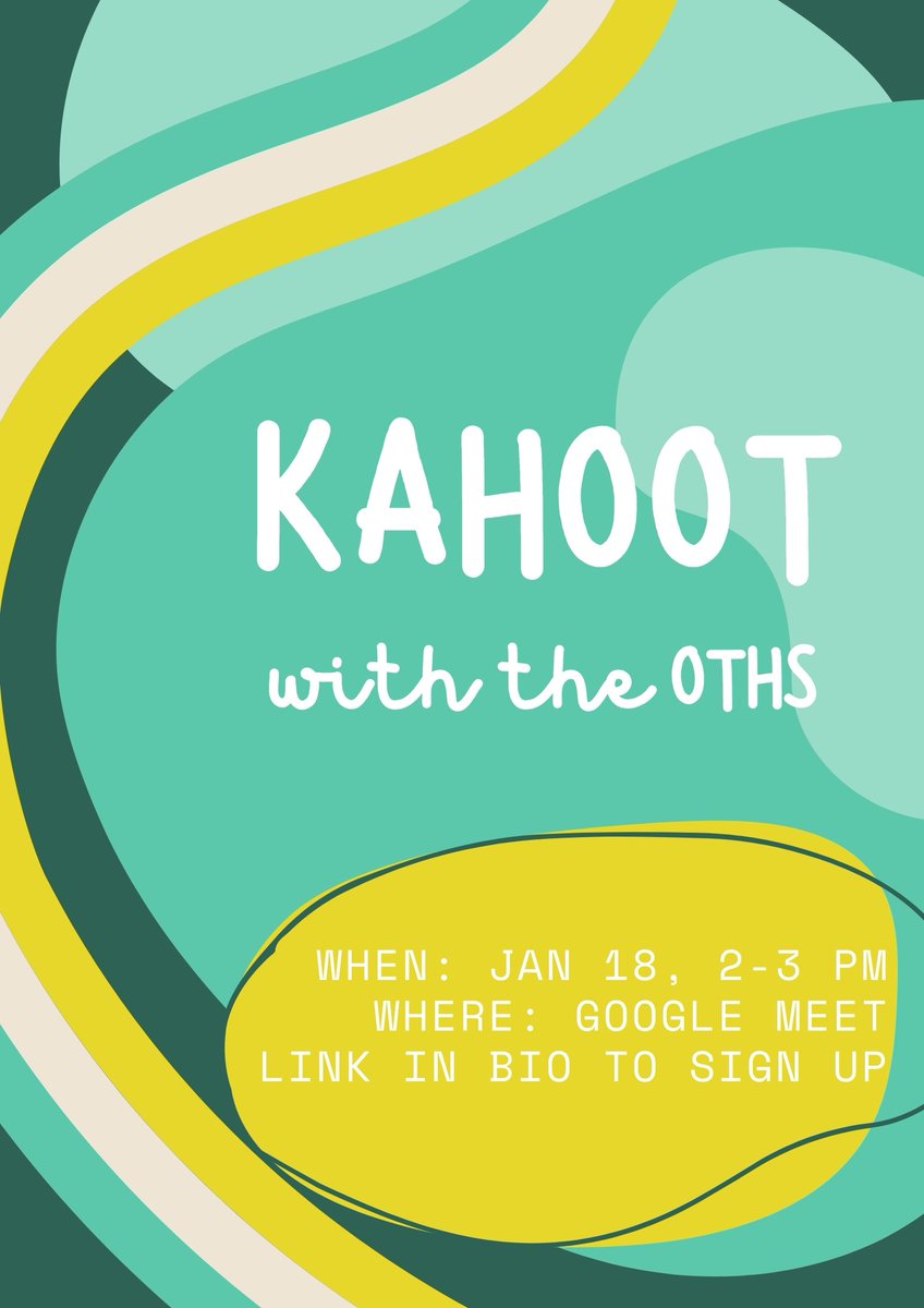 Welcome back Ridgebacks, we hope your winter semester is off to a great start! 🙌
We’re hosting a game of Kahoot on January 18th @ 2 pm! This is a great opportunity to get to know your Humanities Society! We’d love to see you there!
Sign up: forms.gle/1gHBWg1qDWx6VP…