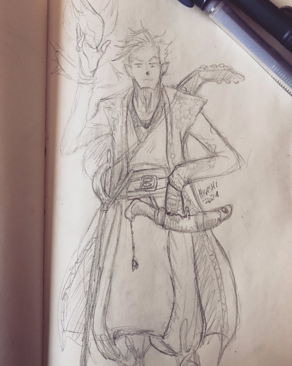 cordyceps_cl's tweet photo. D&D HalfElf Bard commision WIP #wip #dungeonsanddragons #halfelf #halfelfbard #commission #bard #edgeentertainment #5thedition #roleplay #penandpapergames #roleplayer #fantasy #medieval #tabletopgames #rpg https://t.co/afUG9sKMqe