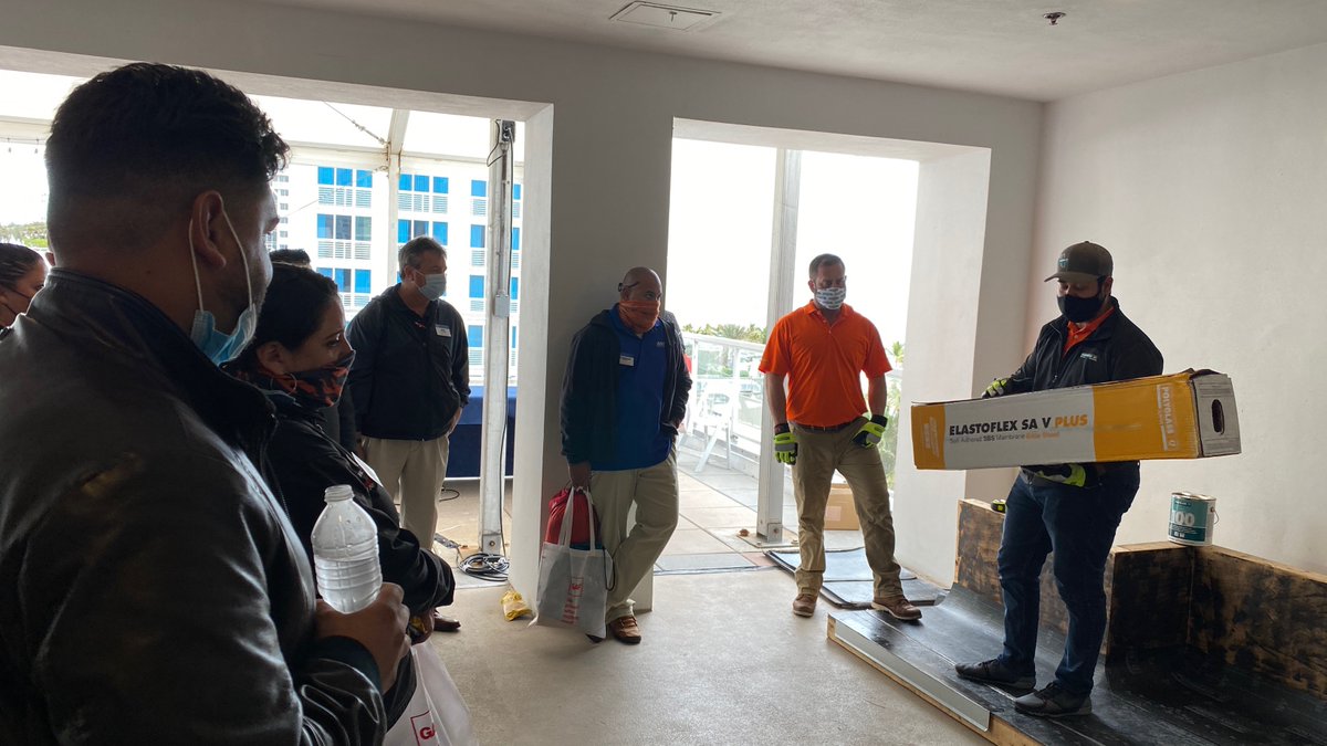 PolyglassUSA's tweet image. Are you ready for what 2021 is going to bring? 

At the ABC Supply today, participants learned how to install our ADESO #selfadhered #membranes.

👀 Learn more about our innovative solutions ow.ly/BLSF50D8WNt
