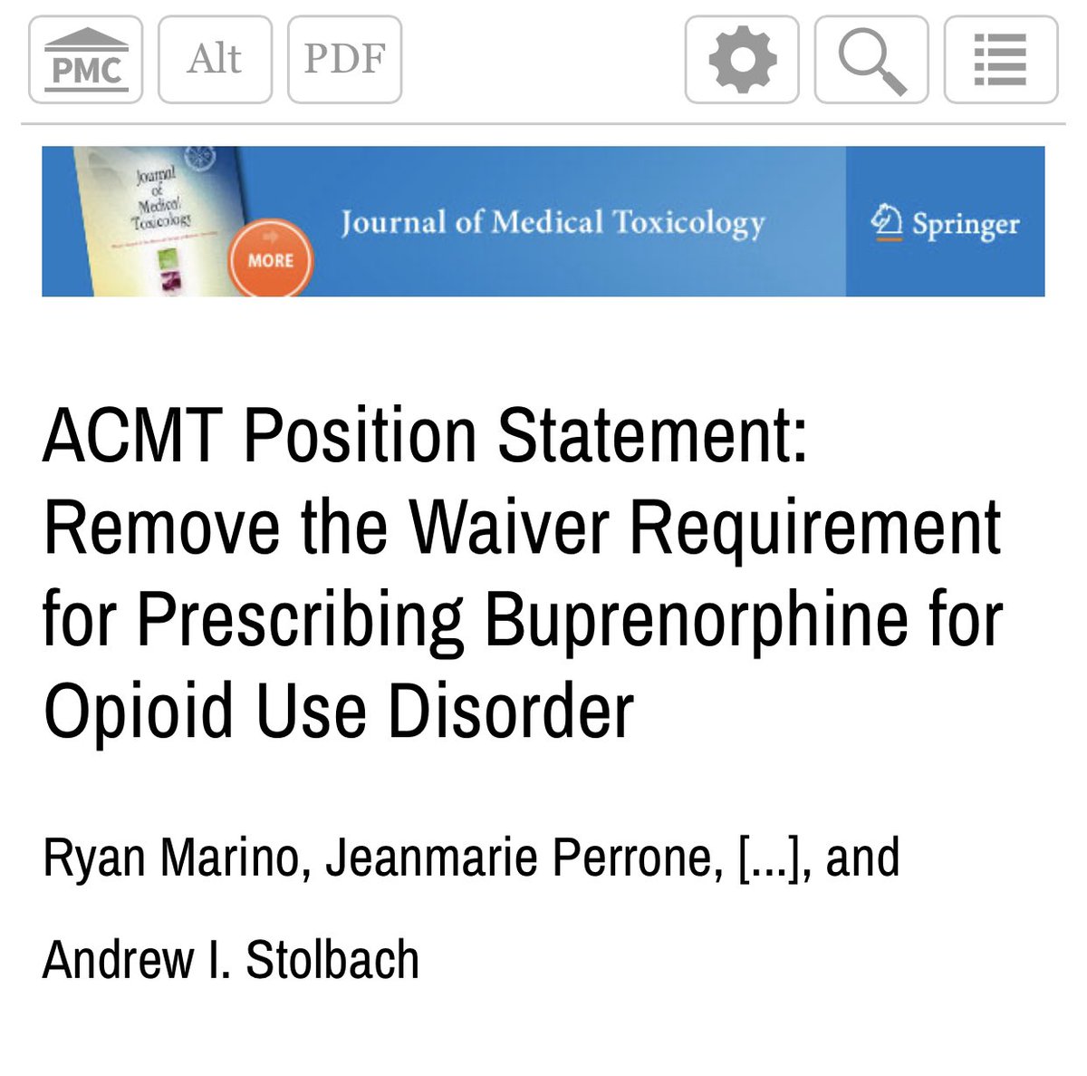 Some good news today: 

<a href="/HHSGov/">HHS.gov</a> has removed the waiver requirement for prescribing buprenorphine.

This is a win for patients, for prescribers and for the entire United States after years of continuously breaking records for - entirely preventable - opioid overdose deaths.