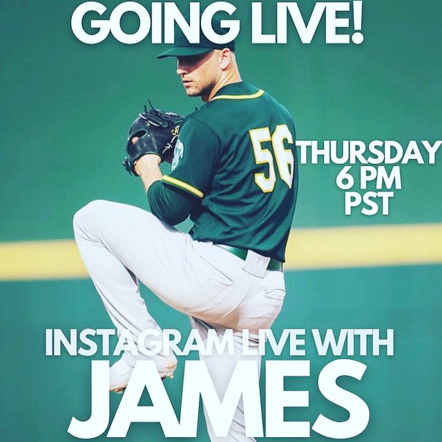 the_pros_list's tweet photo. If anyone one #baseballtwitter would like to learn something about dominating, persevering through struggles, and getting to the big leagues, tune into our IG Live with @JamesKaprielian tonight...otherwise continue watching guys throw 100 into a net. We know that’s cool too. https://t.co/W7IyzX6DTm