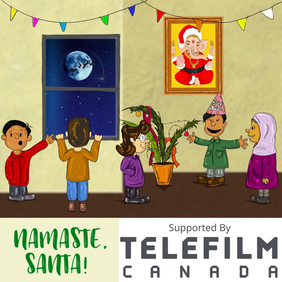 Thrilled to share that our feature project NAMASTE, SANTA! has received a development grant from <a href="/Telefilm_Canada/">Telefilm Canada</a> - one step closer to bringing our diverse Xmas comedy to life. 

2021 has started on such a positive note; we can't wait for what the rest of the year has in store!
