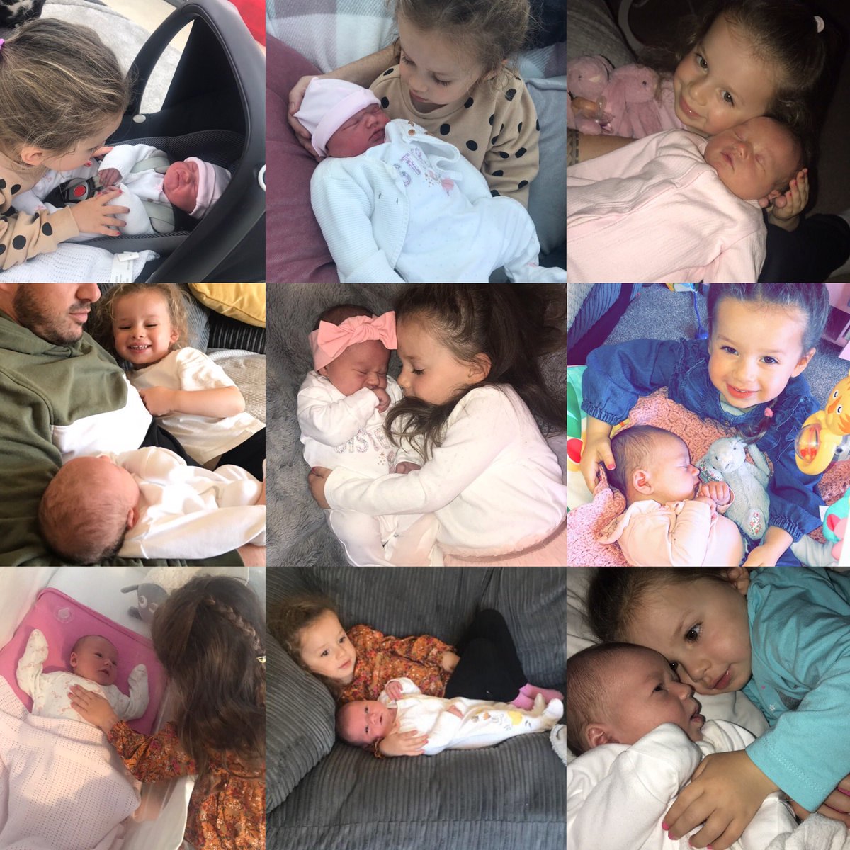 ShannonBarry96's tweet photo. Looking at pictures of the kids when they asleep (standard) but could actually cry looking at the bond that’s been created already between these two 😢Daisy’s obsessed with her (and putting stickers on her) &amp; Lilah’s started watching her every move recently❤️  #soproud #sisters https://t.co/dwz5JPfZQ6
