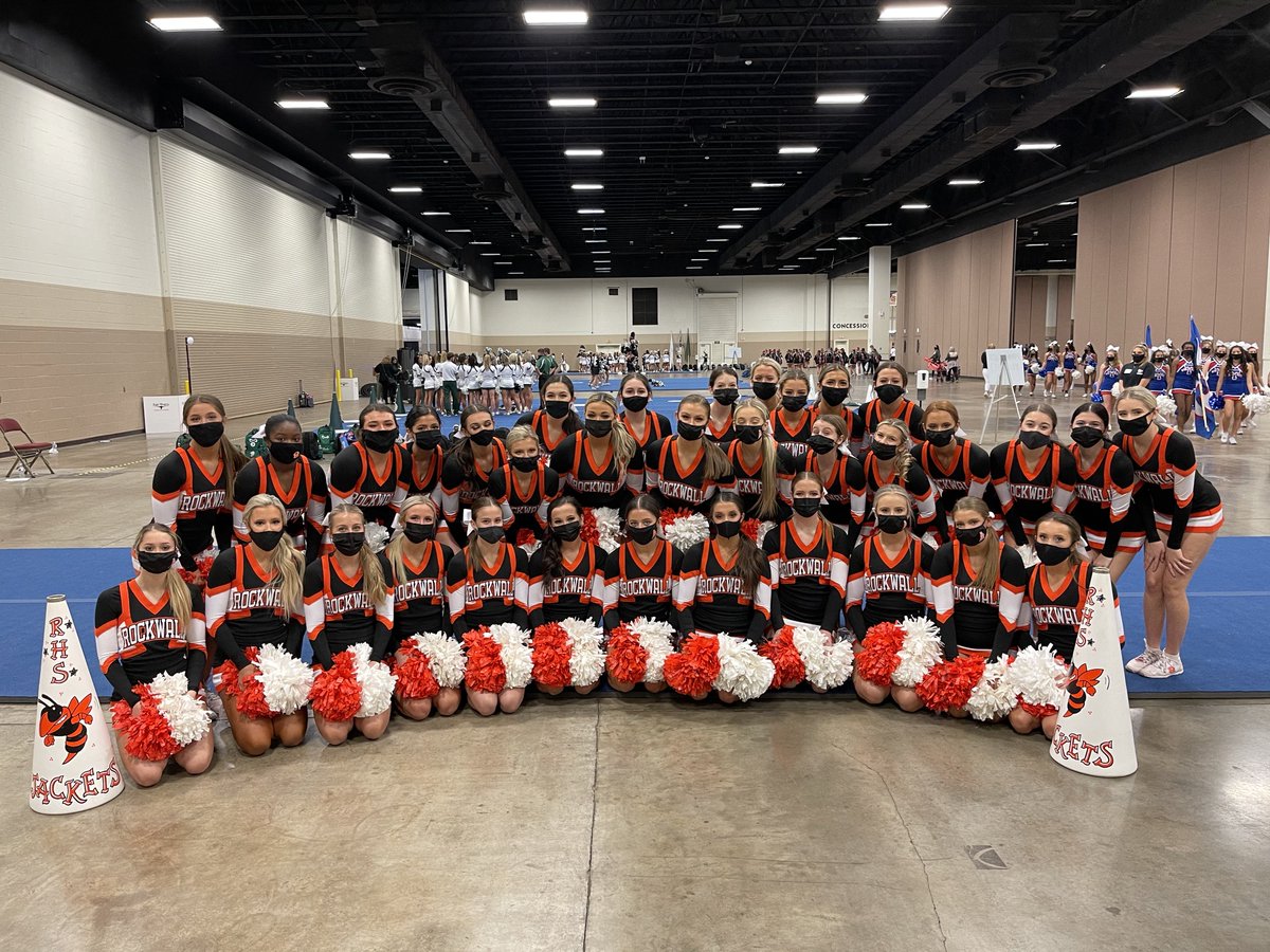 Rockwall High School Cheerleaders advance to finals at the UIL Sprit State Championship. <a href="/rockwallschools/">Rockwall ISD</a> <a href="/Rockwall_HS/">RockwallHighSchool</a> <a href="/rockwall_cheer/">Rockwall High School Cheer</a>