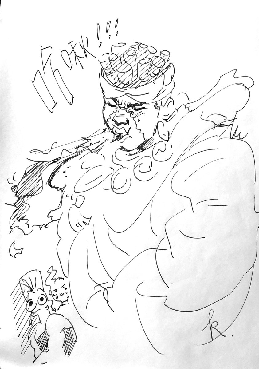 #jjba doodles today⭐️
A thread (2/3)
Caesar + Joseph, Crazy Diamond + Josuke, Kakyoin + Heirophant Green, Avdol.