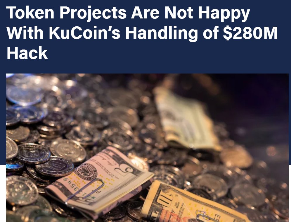 13/ Exchange Hacks.Actual Exchanges getting their wallets hacked & funds stolen.Most notable was Mt Gox. 850,000 BTC stolen! People lost a ton of $.Hacks still happen. Kucoin & Binance to a smaller degree in 2019-2020.Why some people don't keep their crypto on exchanges
