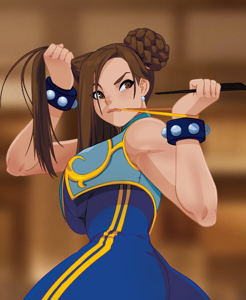 I think about Chun-li's hair situation from time to time.pic.twitter.c...