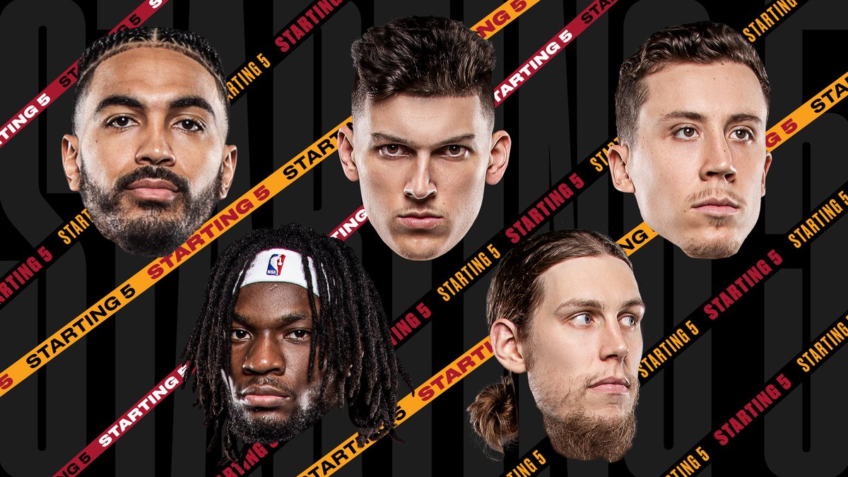 MiamiHEAT's tweet photo. Let's run it back.

#HEATFirstFive https://t.co/Jg9iRFQMqv