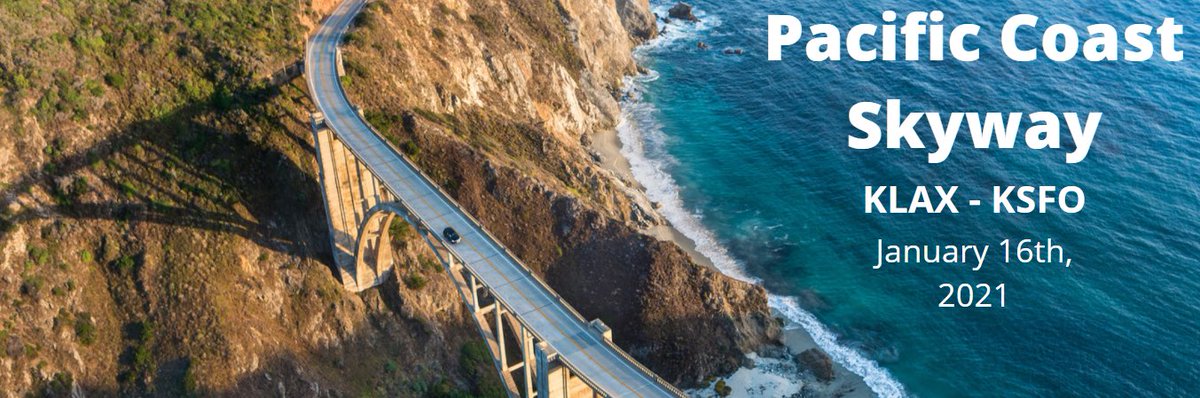 SimverseDiscord's tweet image. Join us for our Pacific Coast Skyway Event this Saturday! We’ll have a fully staffed KLAX and KSFO so come on out and see the beautiful California scenery with us!  See you in the skies! 2200z-2400z