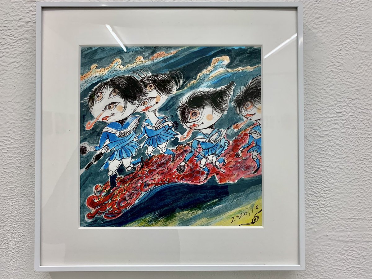 eko_lunai4's tweet photo. Square展をギャラリー58にて。
45名からなるグループ展
#鍵井保秀 さん、#中村宏 さん、#篠原有司男 さんの作品が印象的でした。
1/23まで
#square展 #gallery58 https://t.co/aRgkfb3KVC