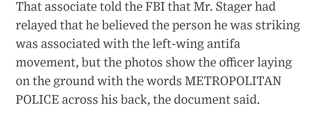 It seems like a significant amount of the violence against officers in the Capitol was spurred on by the myth that they were "antifa". For years, right wing provocateurs like Alex Jones and Andy Ngo have sought to portray Antifa as a massive conspiracy.  https://www.wsj.com/livecoverage/trump-impeachment-house-biden/card/BeFqRm1wpv2SEpH3SSLQ