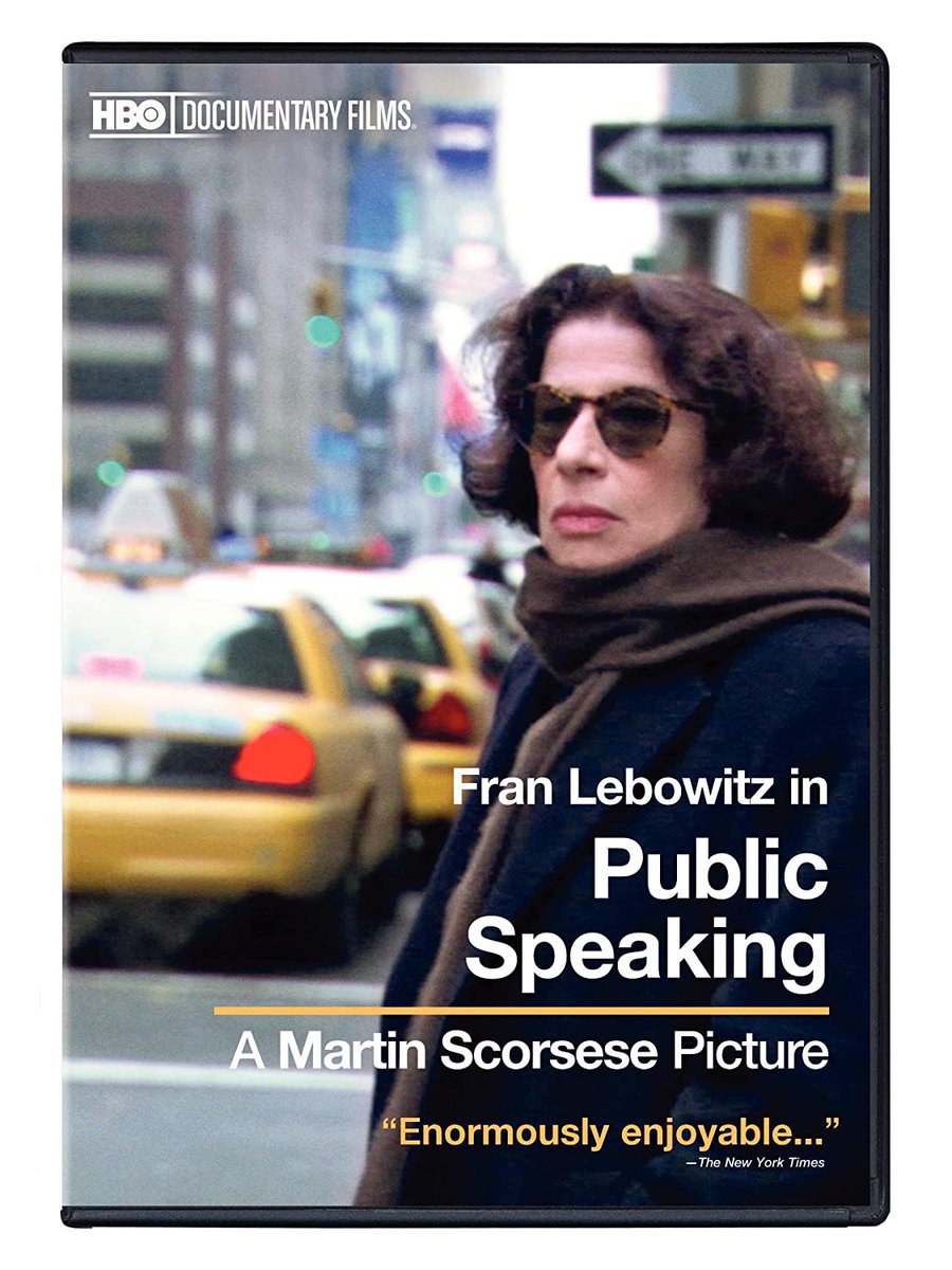 dion_singer's tweet photo. Hey! @hbomax @HBO  the whole world is in love with the Fran Lebowitz series on @netflix 🌟😍✊.  Please put up Public Speaking immediately...  it’s an HBO film and i refuse to order a dvd in 2021!  Thank you #FranLebowitz #MartinScorsese @martinscorese https://t.co/redjPkJMvj