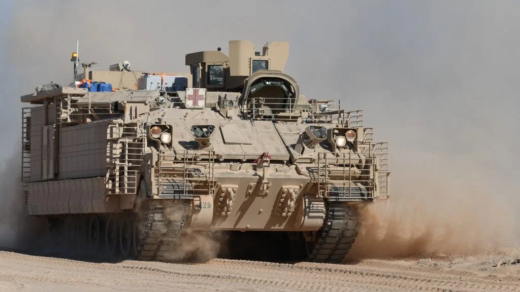 (C) Armored Multi Purpose Vehicle (AMPV). The replacement for M113, using new Bradley based hulls in General Purpose (GP), Mission Command (CD), Medical Evac (ME), Medical Treatment (MT) and Mortar Carrier (MC) variants.