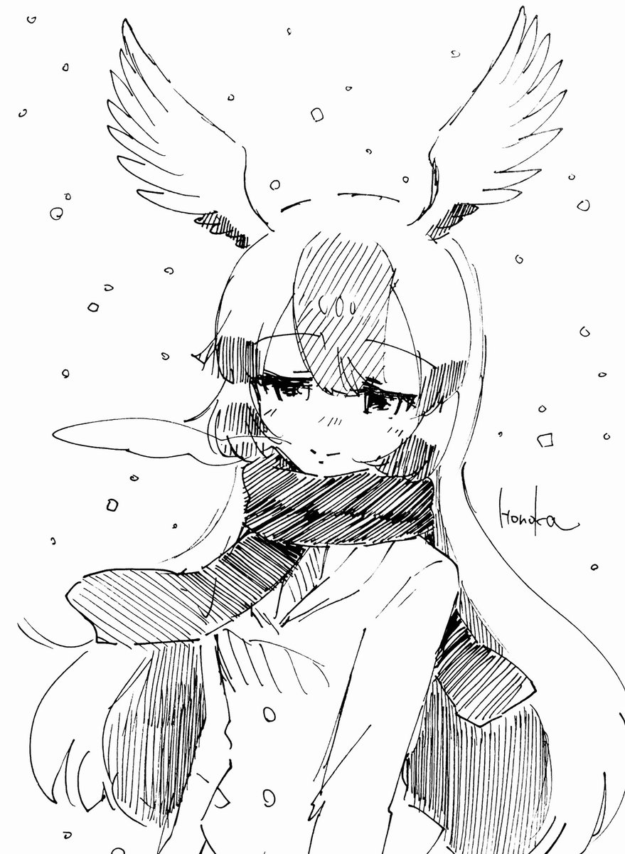 雪とタンチョウ
#けもフレ
#けものフレンズ 