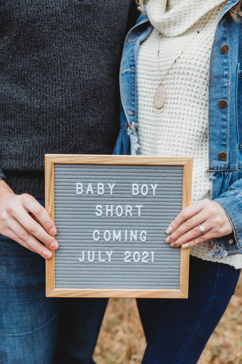 MadisonShort95's tweet photo. So excited to share that Baby Short will be arriving July 2021! We can’t wait to meet our little BOY! 💙 https://t.co/43QaRXeNBo