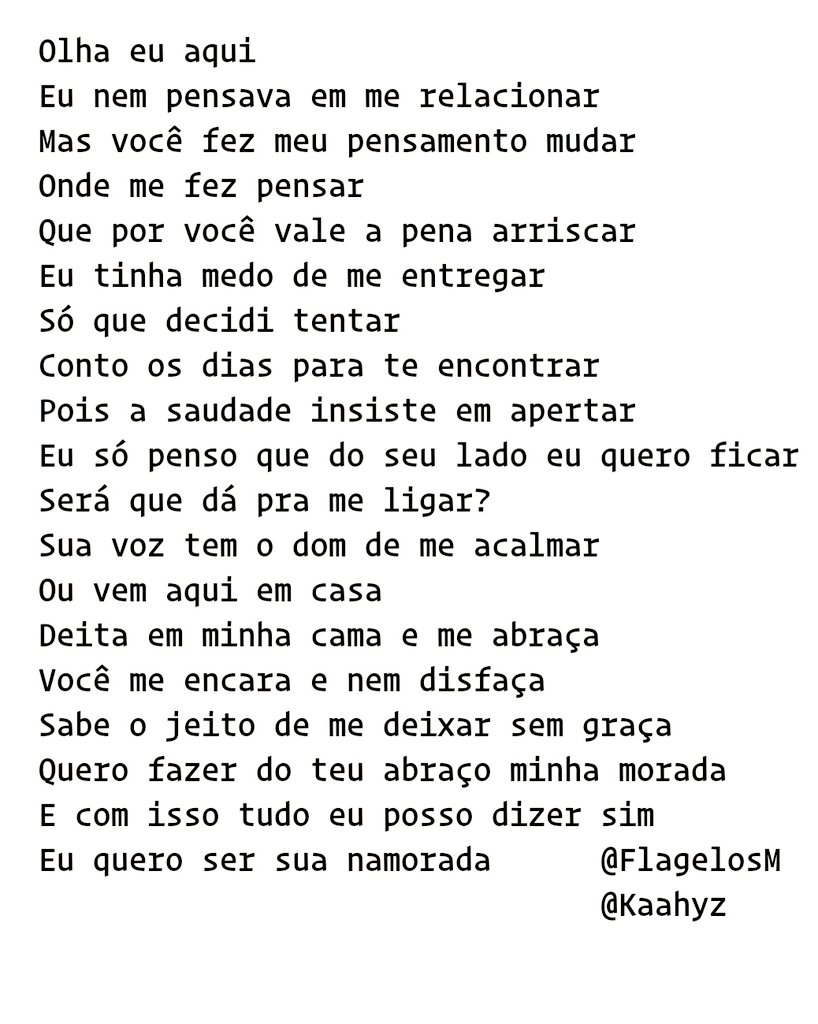 FlagelosM's tweet photo. Conto os dias para te encontrar
Pois a saudade insiste em apertar.. https://t.co/FeWVkuOjpn
