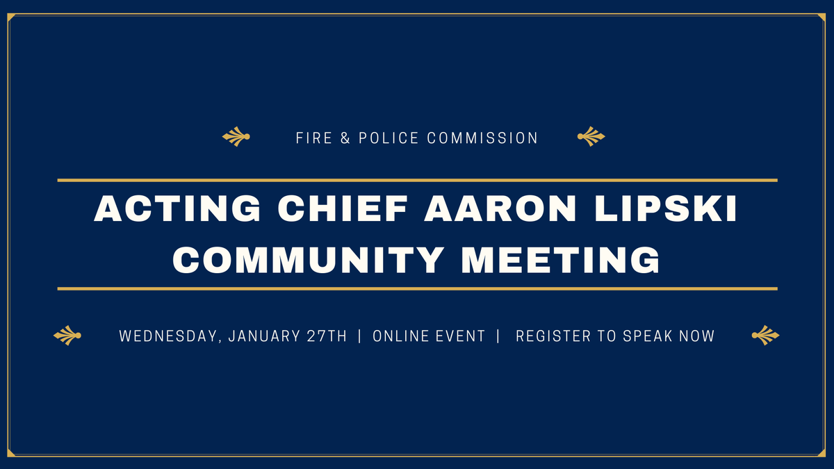 Fire & Police Commission - MKE tweet media