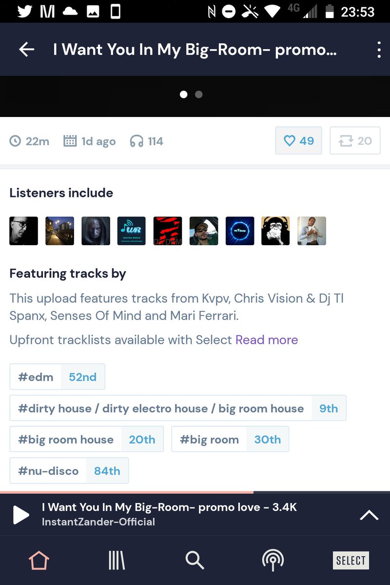instantzander's tweet photo. Follow me @mixcloud
#edm #EDM #disco #nudisco #nudiscomusic #deephousemusic #houseeveryweekend #housemusic #instantzanderoffical #instantzander #bigroommusic #bigroomhousemusic https://t.co/4o2f3RorDE