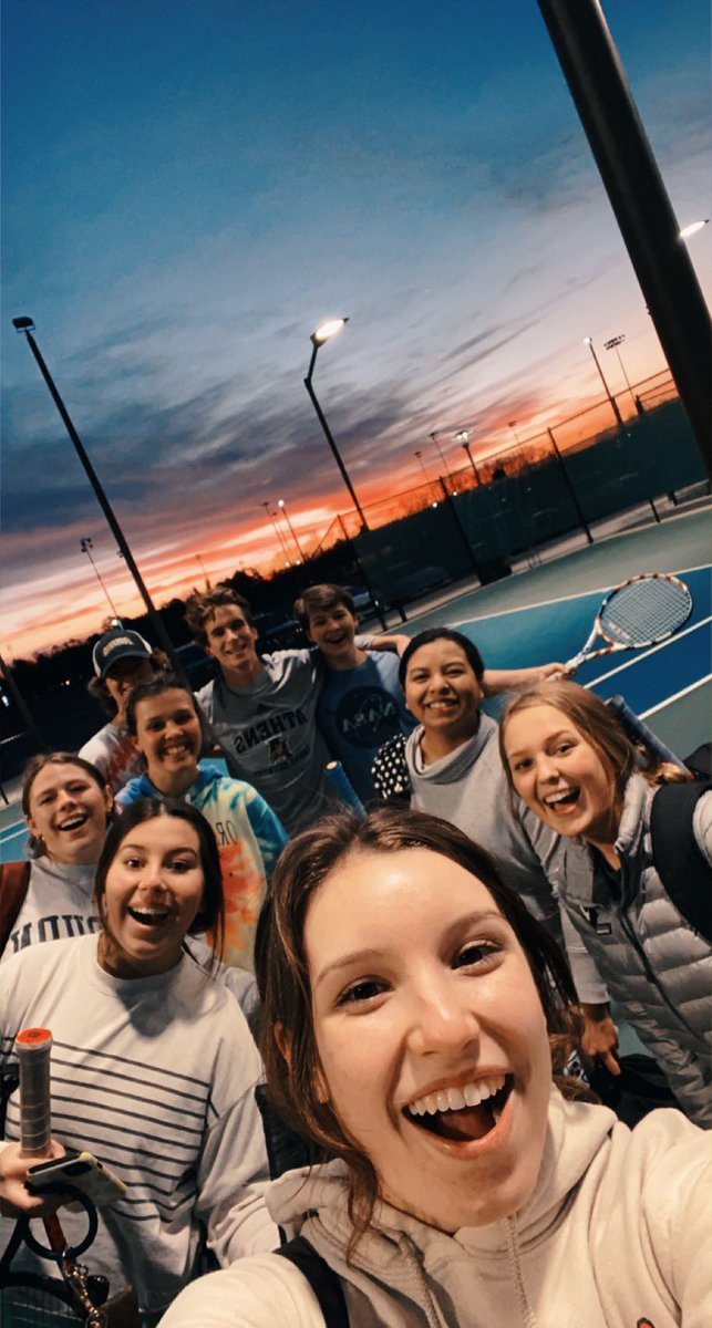 athenstennis1's tweet photo. Name a better team I’ll wait. These athletes have been amazing this week! Started our first official week of practice off with a 💥 #oneathens #highschooltennis https://t.co/ctf5Gr5jlq