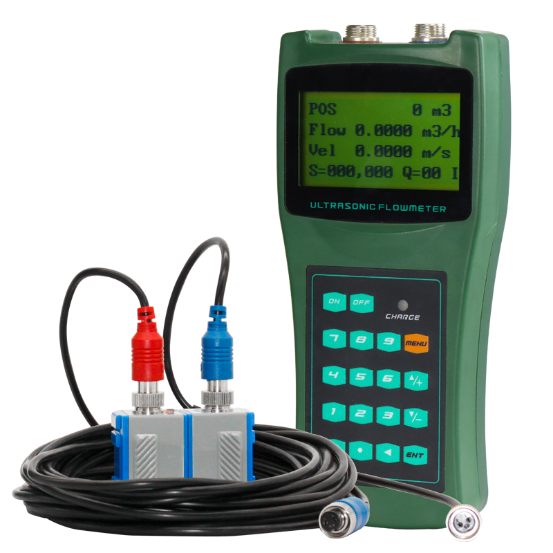 Handheld type ultrasonic flow meter for pure liquid