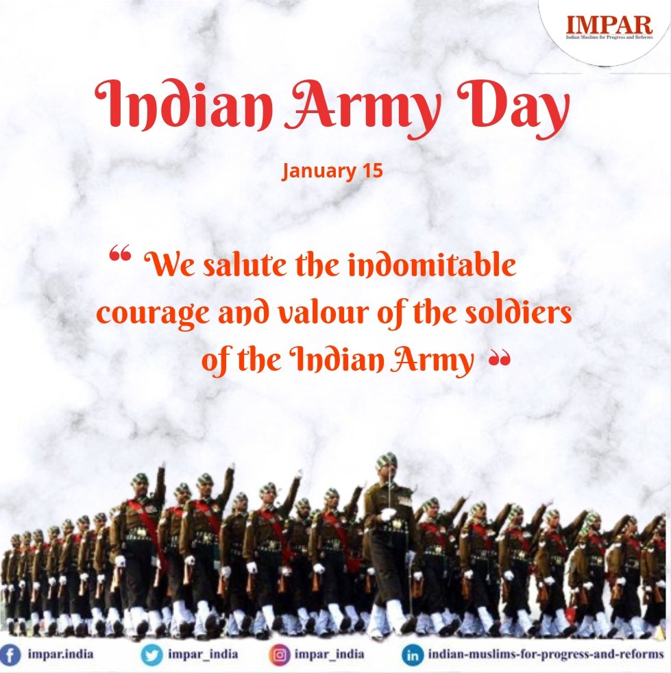 Subiyakhannn's tweet photo. #IndianArmyDay2021
#impar
#indianmuslimforprogressandreforms https://t.co/h9mYQGhmws
