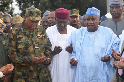 The Chief of Air Staff cried during his procession.