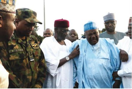 The Chief of Air Staff cried during his procession.