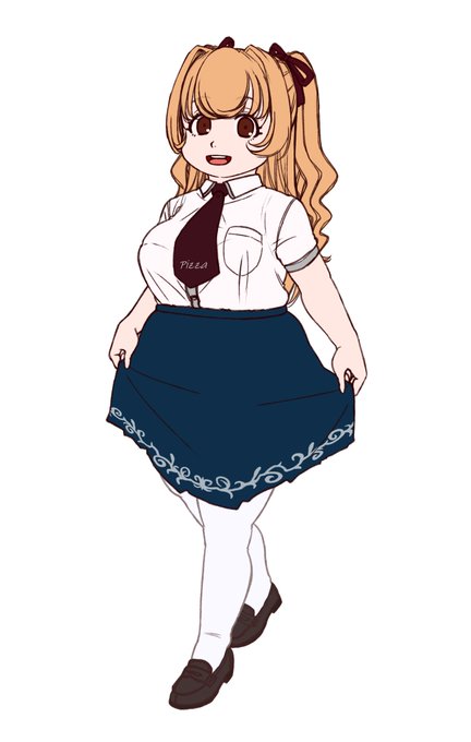 百あるアネピザ先輩亜種のひとつ
アネピザ先輩お嬢様のver2
別人すぎたので
前髪、目の色は元に寄せて
髪型はサイドアップ
いろいろ育ちが良い(重要) https://t.co/geVPj1EOeu 