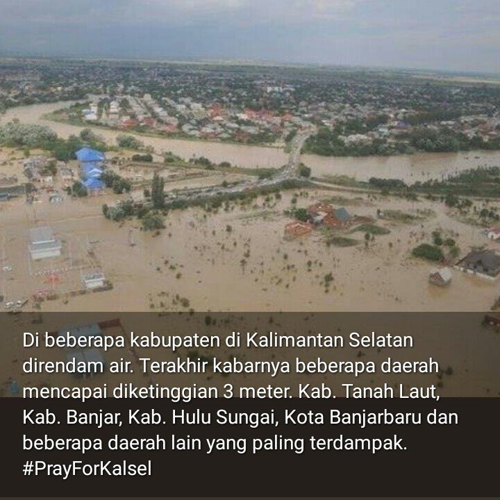 #prayforkalsel #prayforsouthborneo
Doakan untuk teman-teman kami yang terdampak banjir 🙏