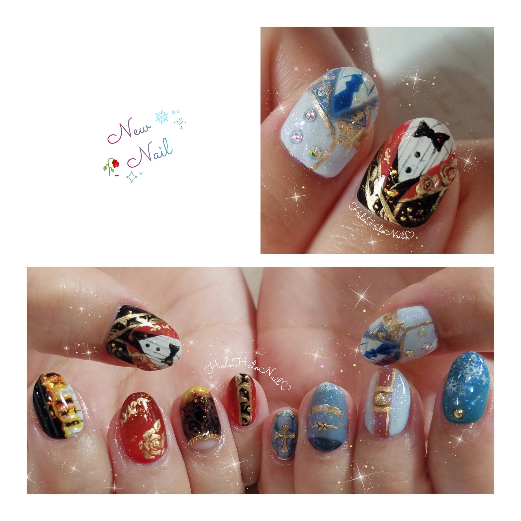 大阪なんば 痛ネイル ハロハロネイル ながむら 第五人格 ポストマン 鍵盤衣装 墓守 車掌衣装ネイル 初めてのご来店ありがとうございます またお待ちしております U 第五人格 Identityv 第五人格ネイル ポストマン 墓守 痛ネイル