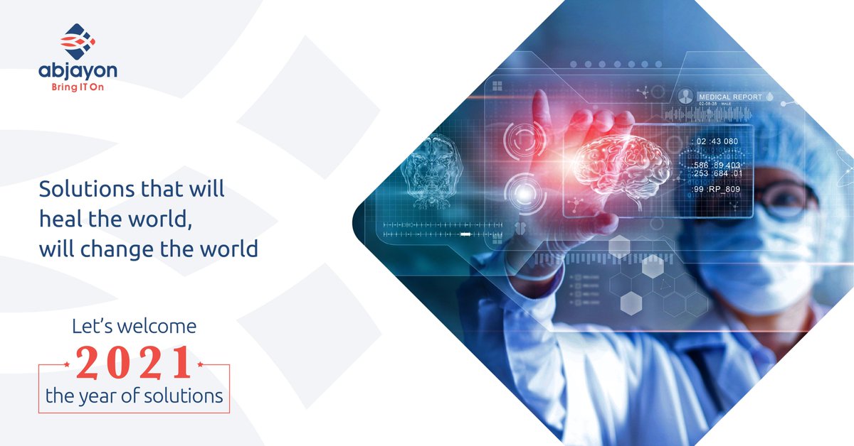 We are a Solution Engineering Organization. We believe that solutions have the power to transform the world for the better. Be it in Utilities, Healthcare, Hospitality or Sustainability.

#AbjayonInc #NewYear #TheYearOfSolutions #2021 #TechnologySolutions