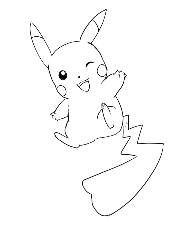 水上あいす 一コマ男の娘漫画で発散中 お題箱 メスのピカチュウが見てみたいです 色を塗る時間がなかったけれど Odaibako Limuru T Co Bpkguobiik