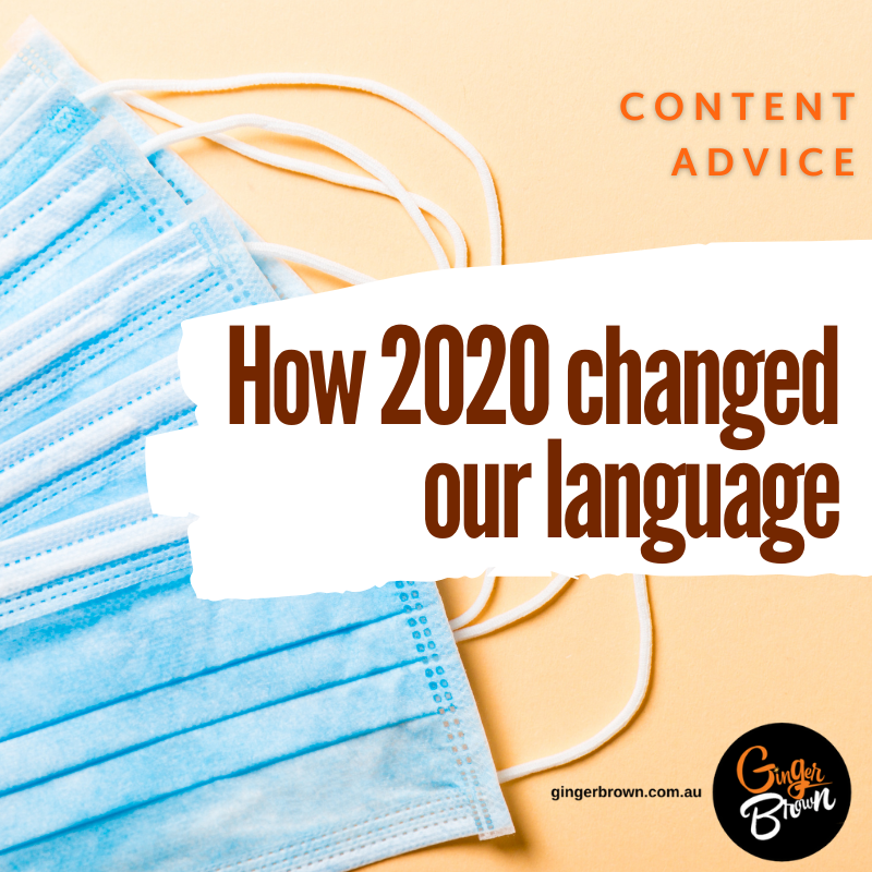 gingerbcontent's tweet photo. Iso, self-quarantine, community transmission. #Covid19 has irrevocably changed our language. Here's why it's imperative your web copy, EDMs &amp; social posts need to keep up. #digitalcontent #freelancewriters 
 #smallbusiness https://t.co/eguR6haNIK https://t.co/1ySekMF7kd