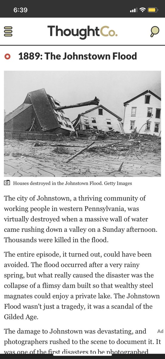 Lots of massive flooding, although that’s not so unusual