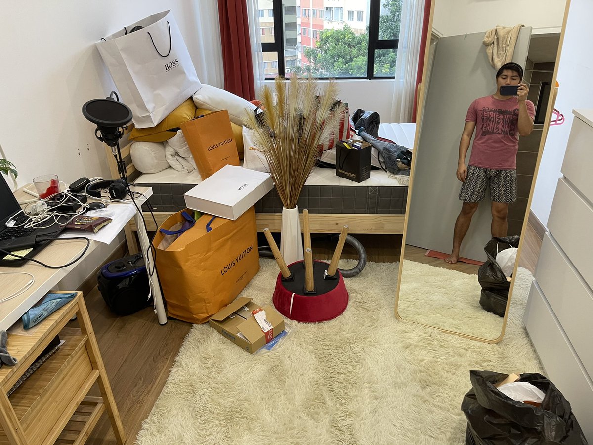 yein654's tweet image. Hai saya dah kemas bilik 🥰#pkp2021