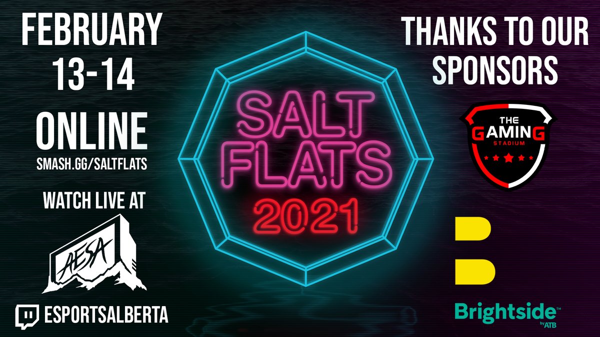 EsportsAlberta's tweet photo. Western Canada's most unique gaming event is back.

Salt Flats 2021 registration is LIVE!

📃 REGISTER: https://t.co/lqHoSkHMYI https://t.co/75gSwDJPN0