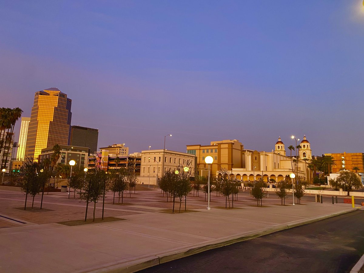 COTSquire's tweet photo. Winter?night downtown.  TCC. Peaceful.  Looking forward to it being busy later this year.  #loveyoutucson! https://t.co/vT8XYBj7y4