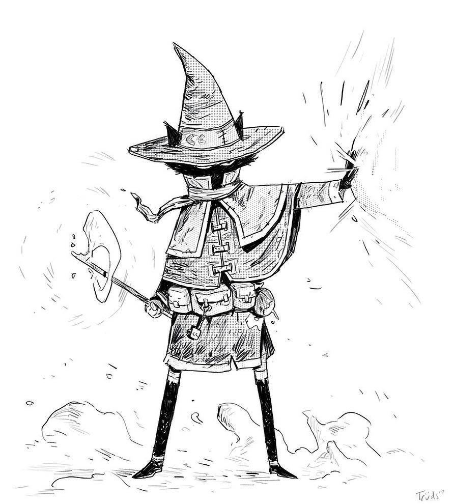 #tbt to the battle-hardened alternate future Coffee Mage! 