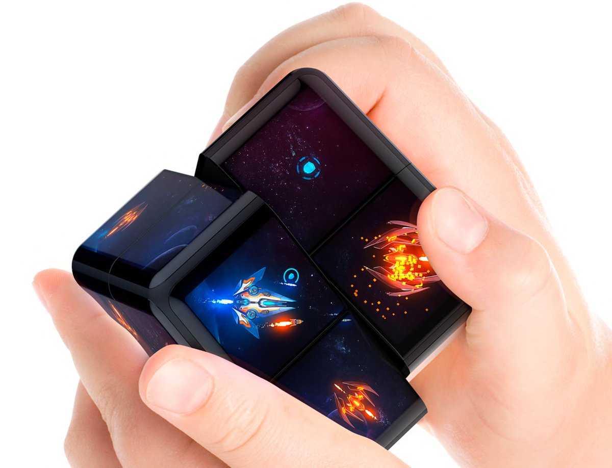 nrpena's tweet image. More pics of the #CES2021 #InnovationAwardsHonoree- @WOWCube_system #EntertainmentSystem presented @Techfluence1 for @CES! #WOWCube #CES