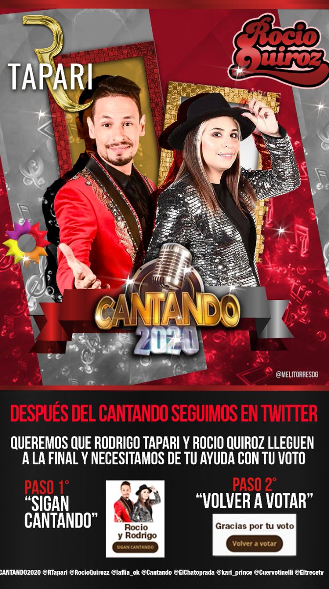 taparimzafco's tweet photo. Hoy se baila Y canta  al ritmo de RO Y RO
RO Y RO Á LA FINAL https://t.co/CnnFLEVamM