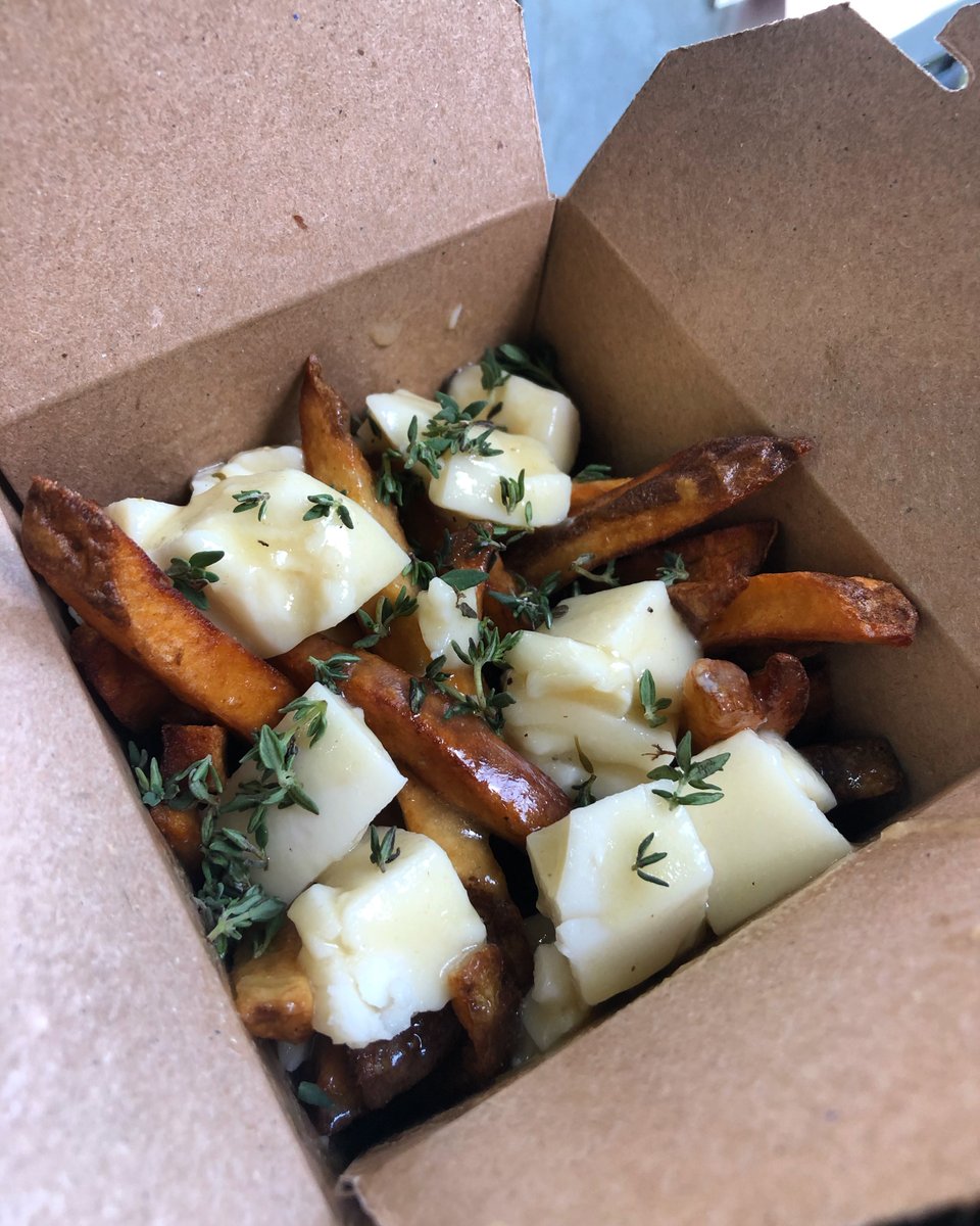 petitpoutinerie's tweet photo. Who's up for some poutine this weekend?
We are! Open for take-out Saturday, 12p-3p. #poutineroutine https://t.co/aPMN37X1G8