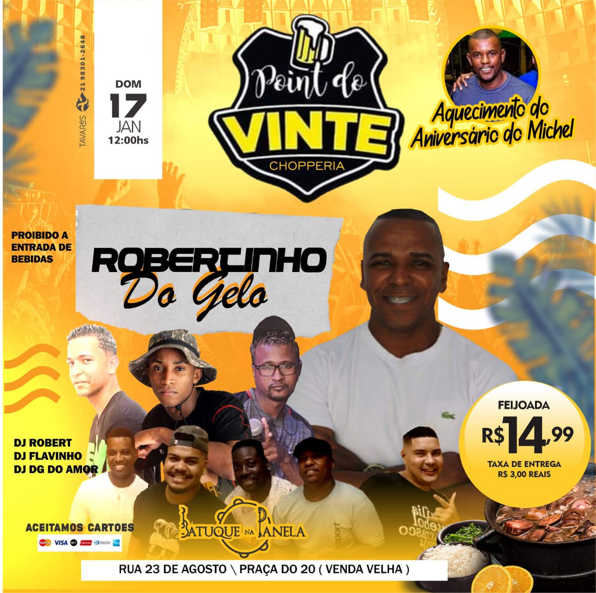 São João de Meriti Tou chegando aí me aguarda domingo feijoada
Brota geral