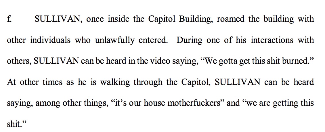 Chuck Ross next tweet:"We gotta get this shit burned," he said inside the Capitol. https://twitter.com/ChuckRossDC/status/1349835901652897793?s=20