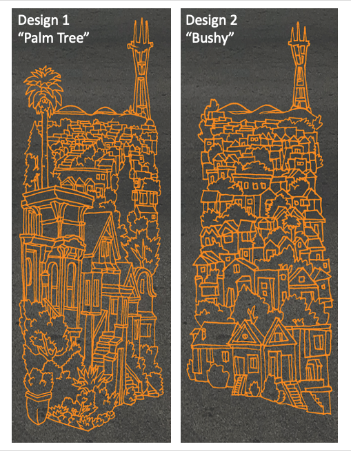 slowsanchezsf's tweet photo. Big news for @slowsanchezsf ! We are raising money to have local artist @AmosGoldbaum paint a street mural on Sanchez. Go to https://t.co/79gl3HbOQ2 to find out more. https://t.co/zQde6zLxPl