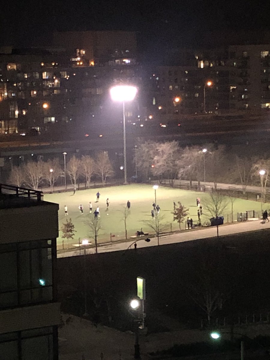 EmilyGoffin's tweet photo. I see the new stay at home orders are being followed and enforced nicely...🙄 apparently this group of 20 is above the rules. #COVID19 #canoelanding #lockdownontario @joe_cressy @fordnation https://t.co/5ZoGO62SG0