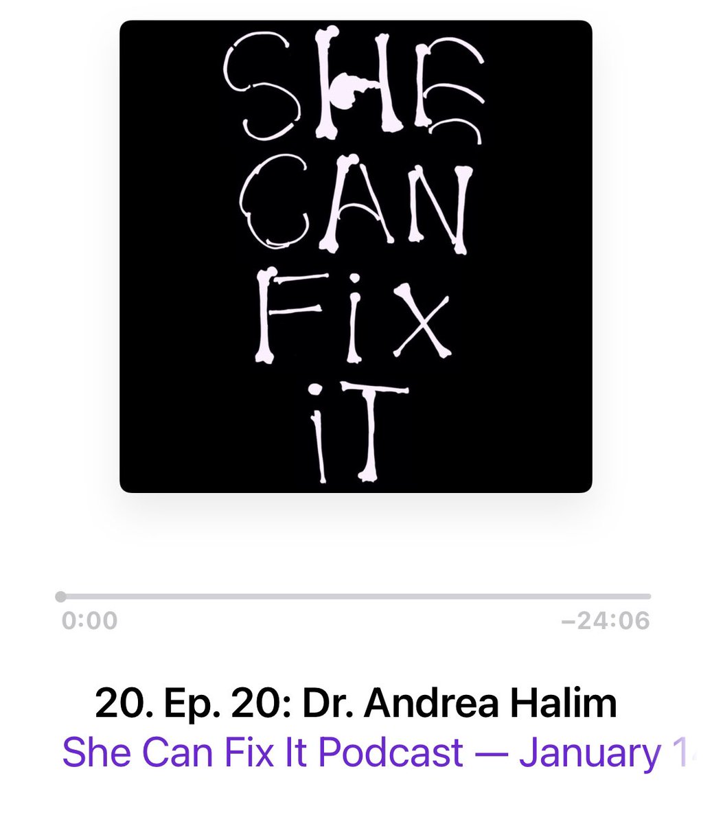 It’s the 14th! The 20th (😱) episode of the She Can Fix It Podcast with <a href="/OrthoAtYale/">Yale Department of Orthopaedics and Rehabilitation</a>’s very own Dr. Andrea Halim has been released! We talk about tips for searching for a job as well as life as a surgeon while 39(!) weeks pregnant with a young child at home. Check it out!