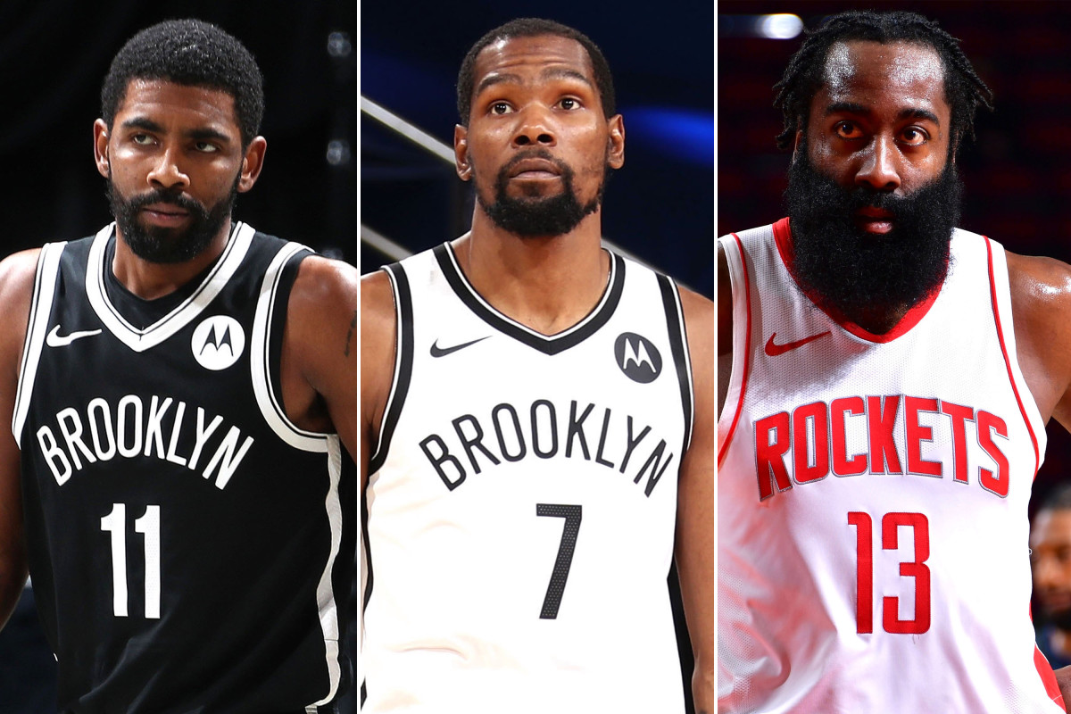 Nets' Kevin Durant, Kyrie Irving and James Harden will have to sacrifice